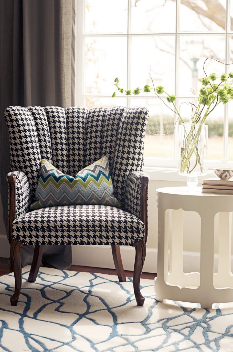 Гусиная лапка в интерьере