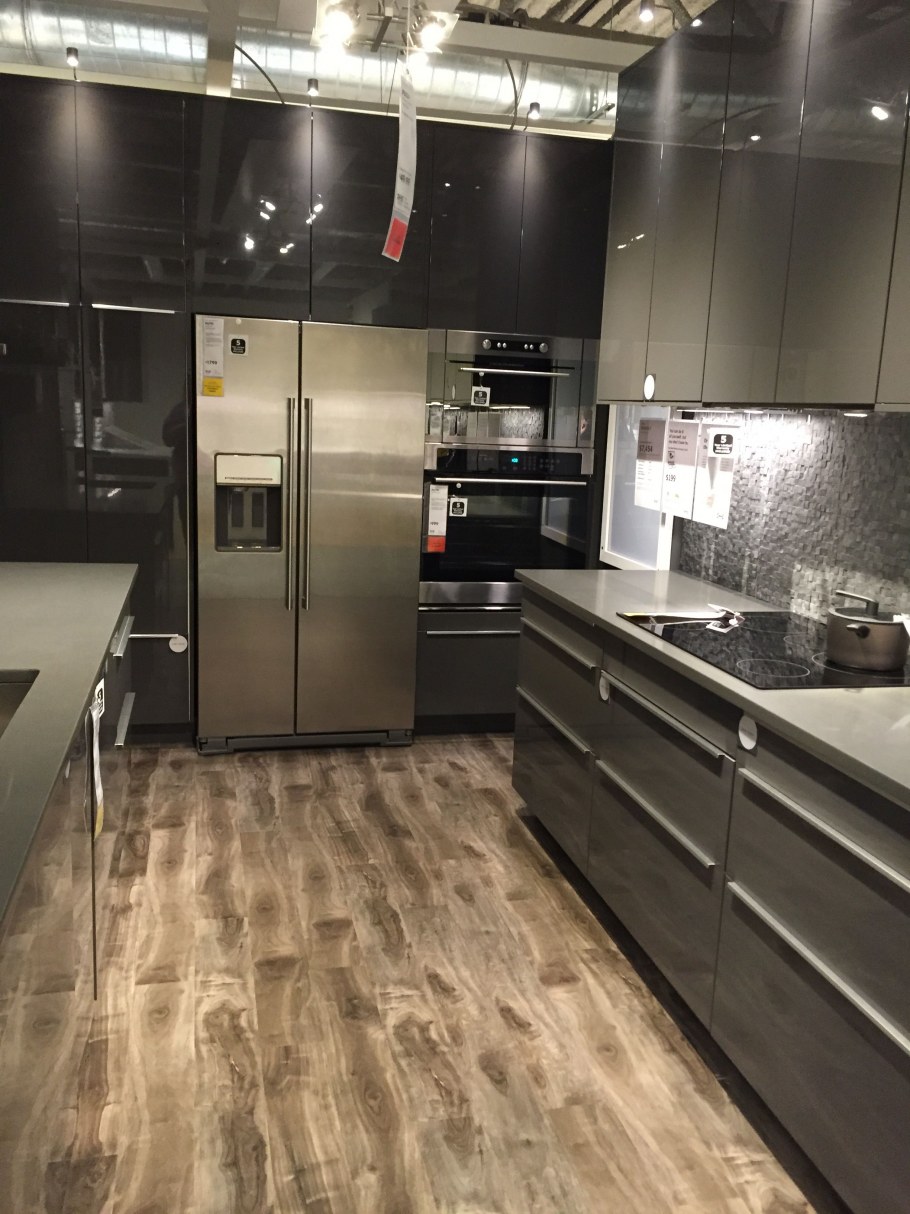 Кухня икеа Рингульт серый