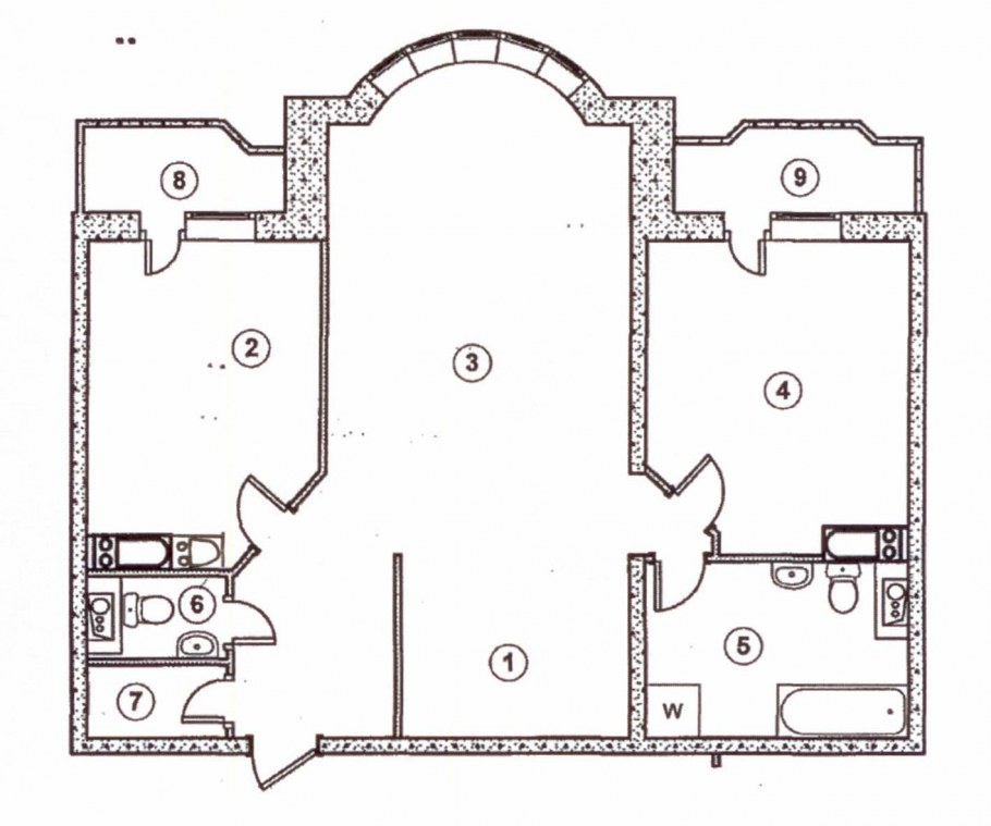 Перепланировка двушки и155нб