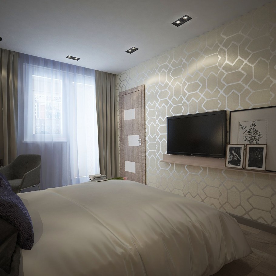 Интерьер 3 комнатной квартиры 93 серии