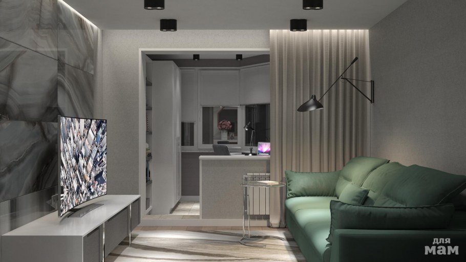 Интерьер п44 трешка