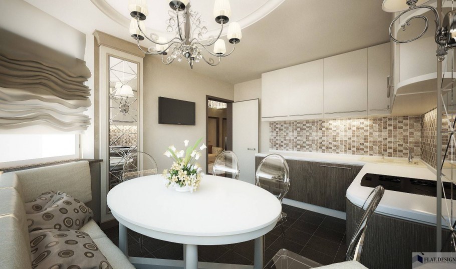 Кухня в трешке п44т