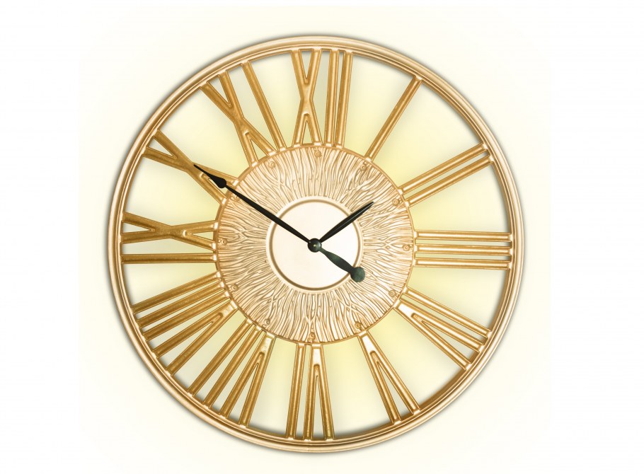 Настенные часы, золотой