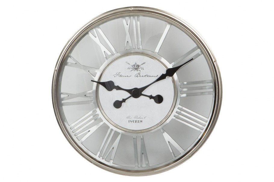 Часы настенные Оптима хром