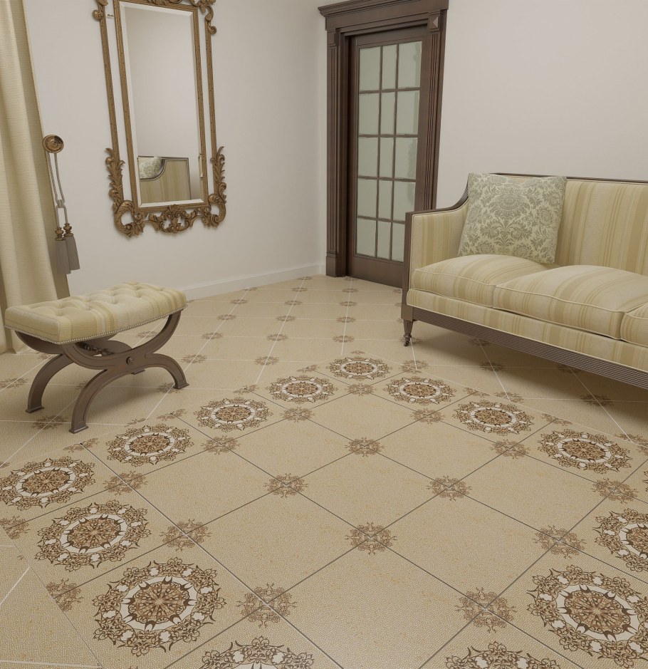 Плитка напольная Карибы 400 400 ковер Люкс