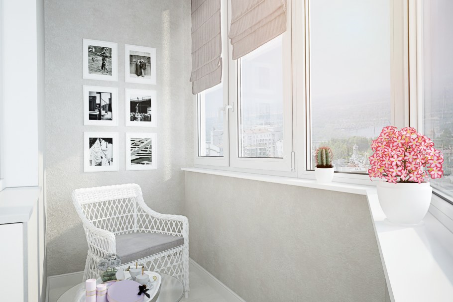 Балкон в стиле Минимализм