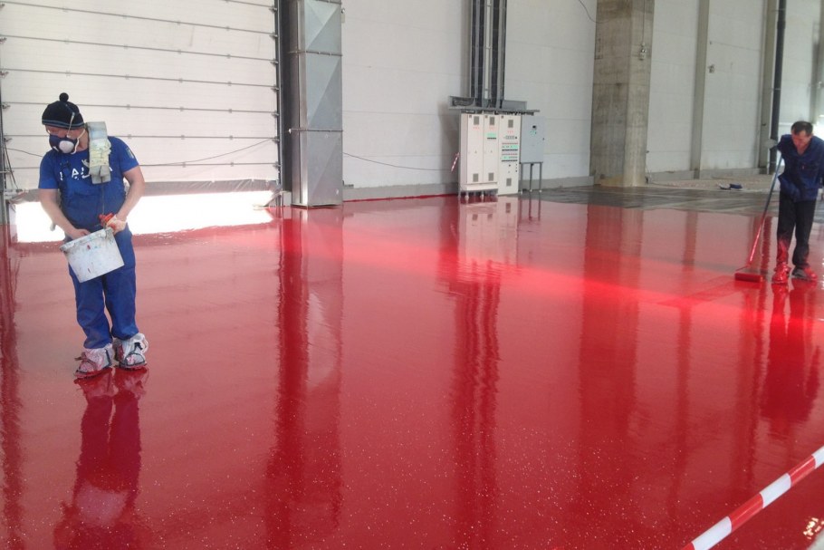 Полимерно цементный наливной пол Зика