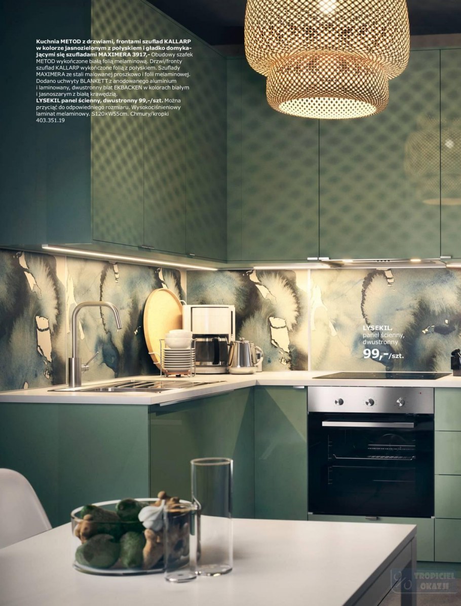 Икеа кухня бодарп серо зеленая