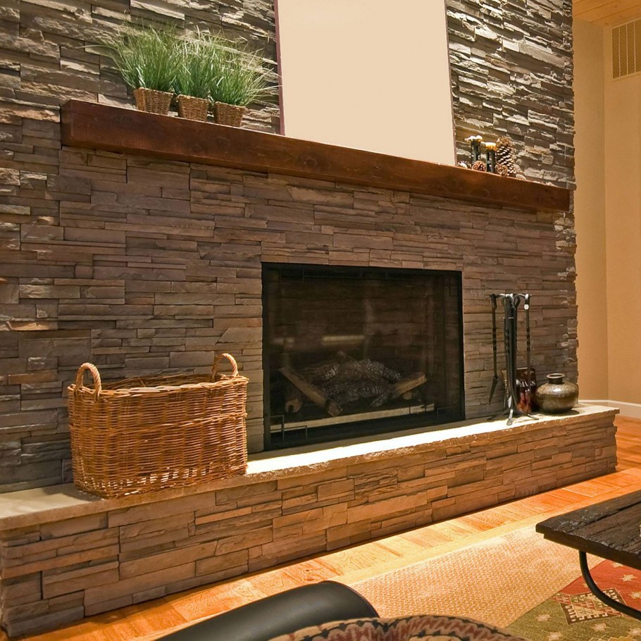 Натуральный природный камень во внутренней отделке