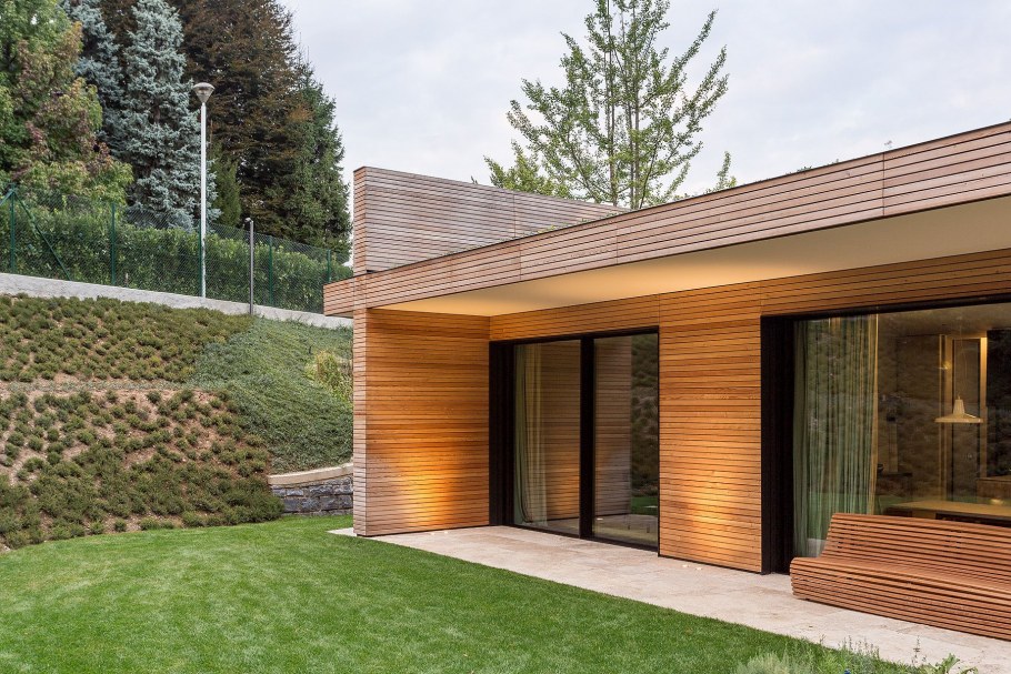 Беседки в современном стиле с плоской крышей