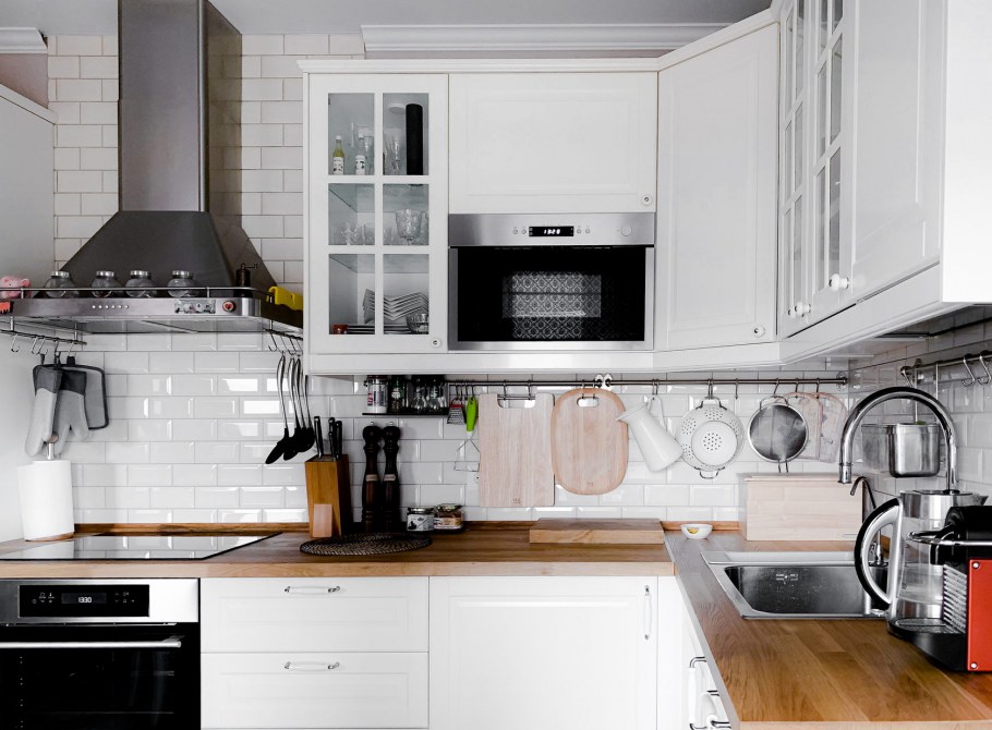 Кухонный фартук в стиле Сканди