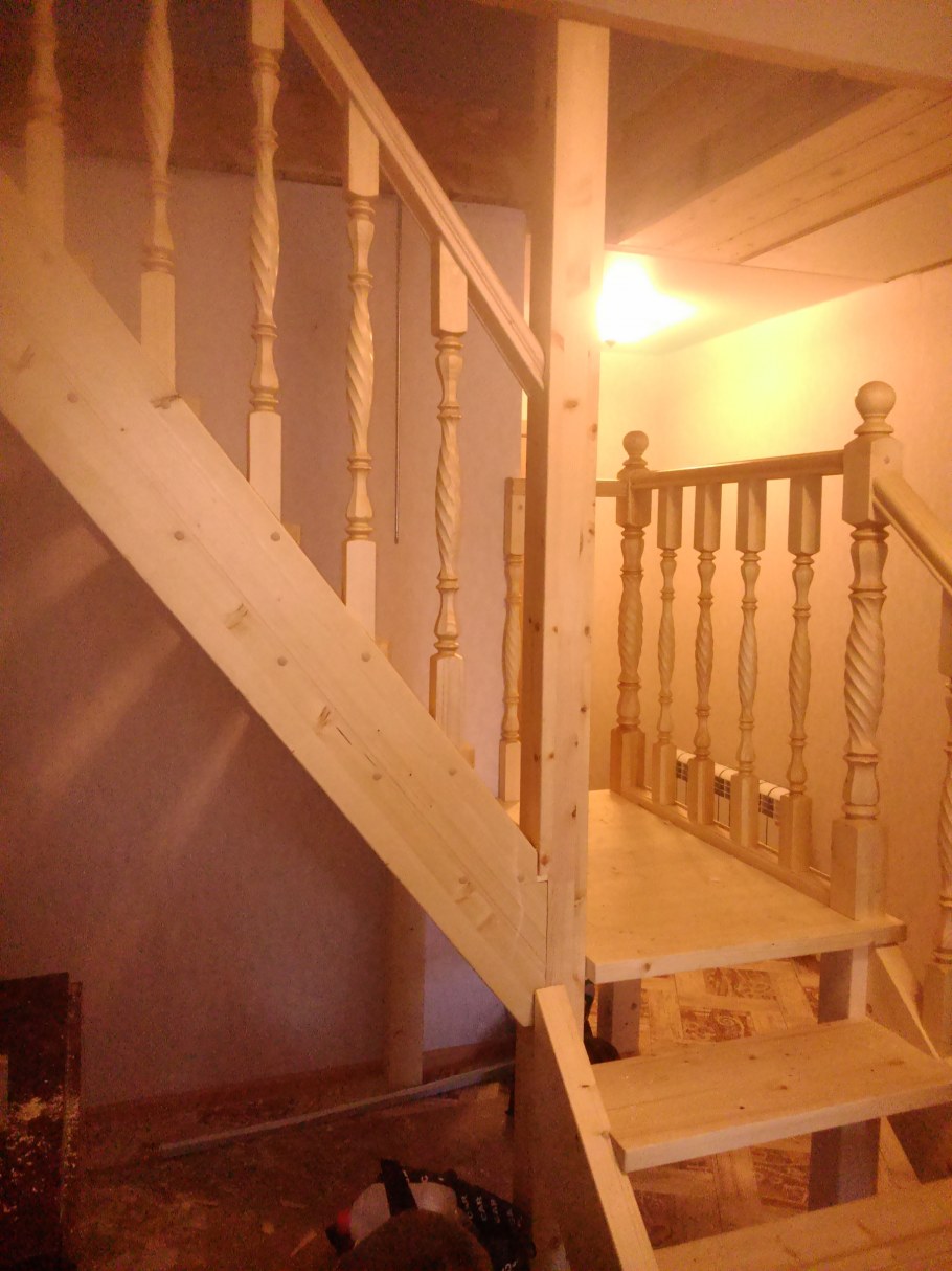 Лестница Дачная 45 градусов