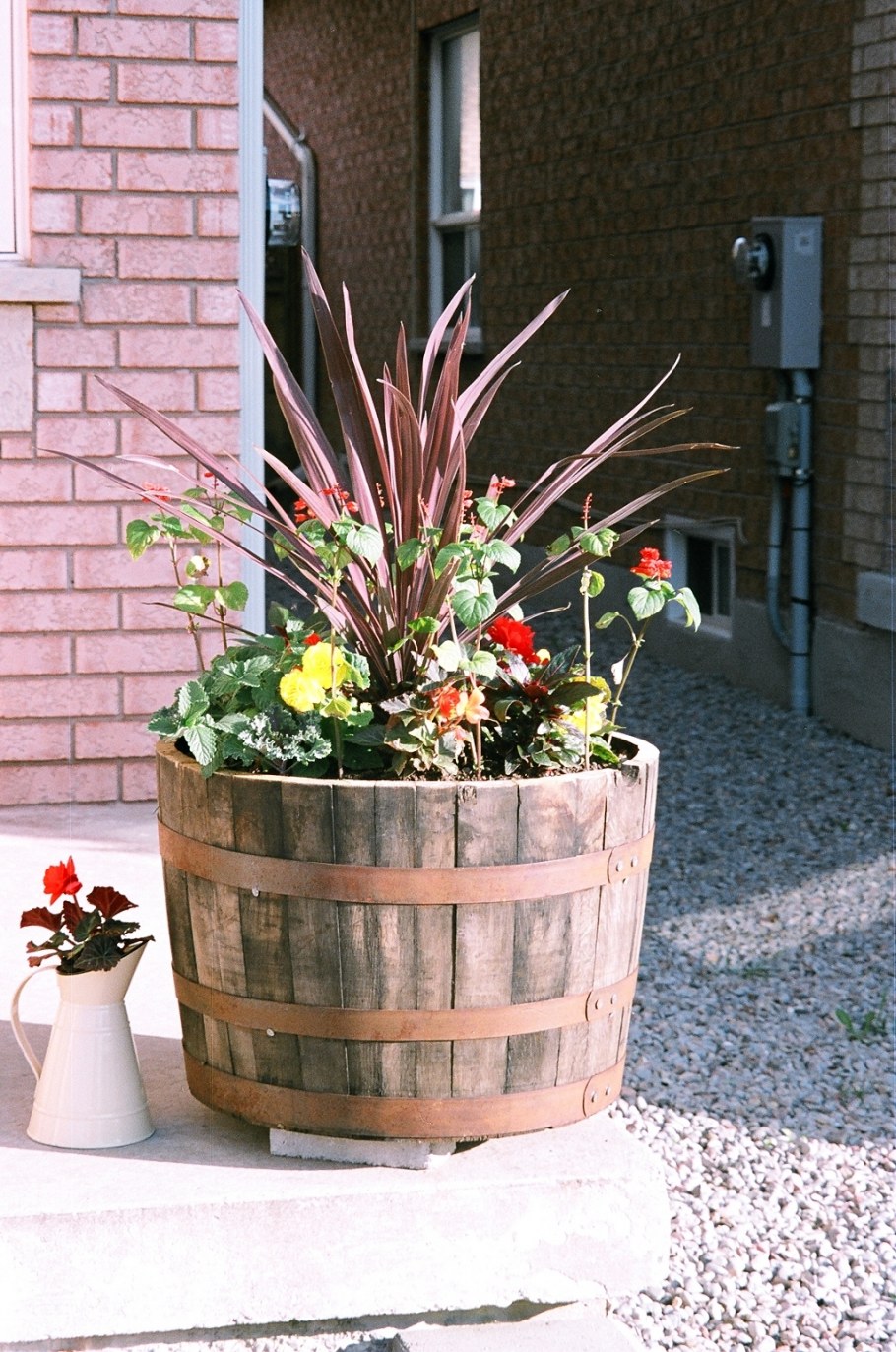 Кадка с цветами