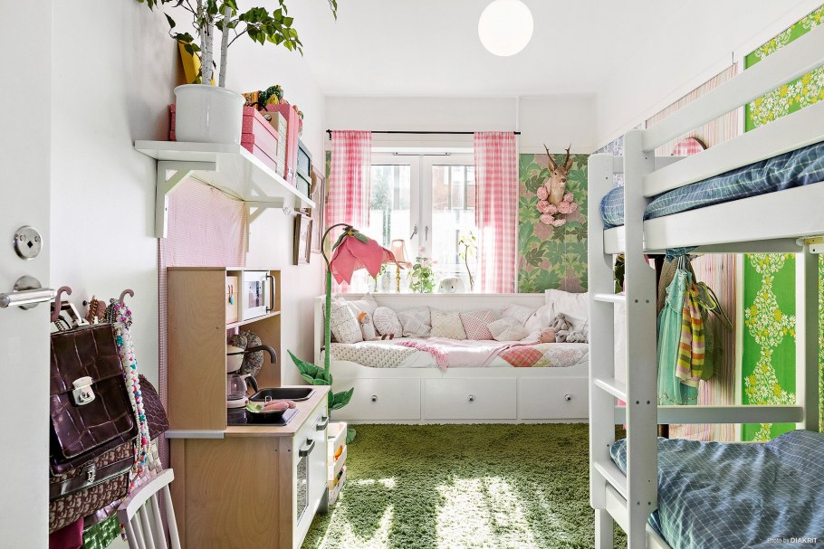 Проект детской комнаты для двоих разнополых школьников