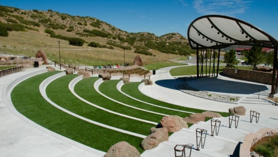 Зеленая архитектура амфитеатр