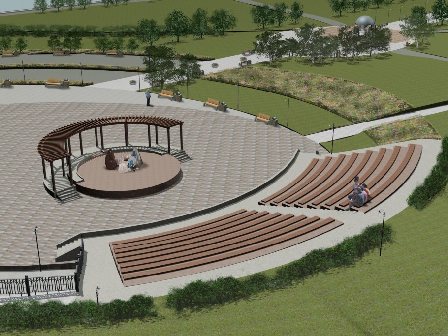 Геопластика амфитеатр