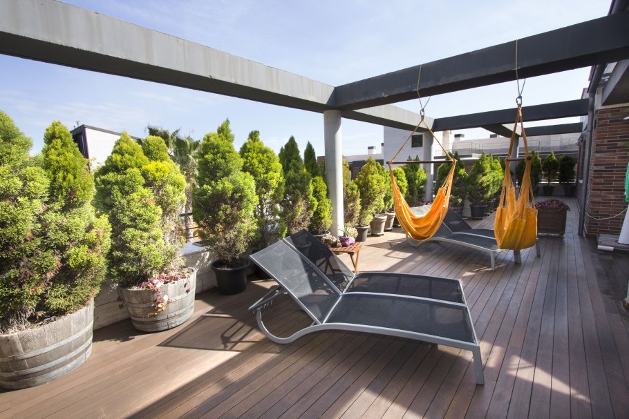 Озеленение веранды пентхауса