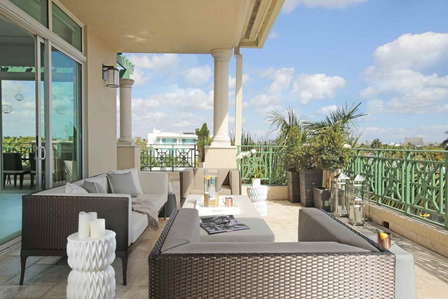 Красивые пентхаусы и террасы