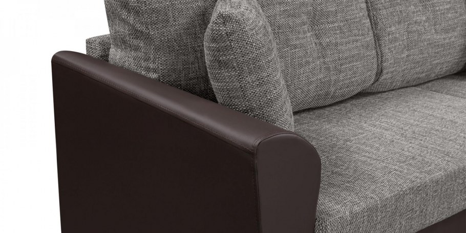 Амстердам угловой диван Лима коричневый хомеме