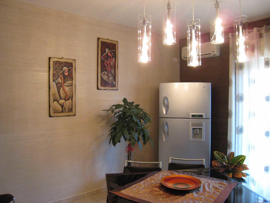 Декоративная штукатурка на кухне