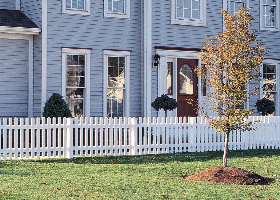 Белый штакетник «американская мечта»