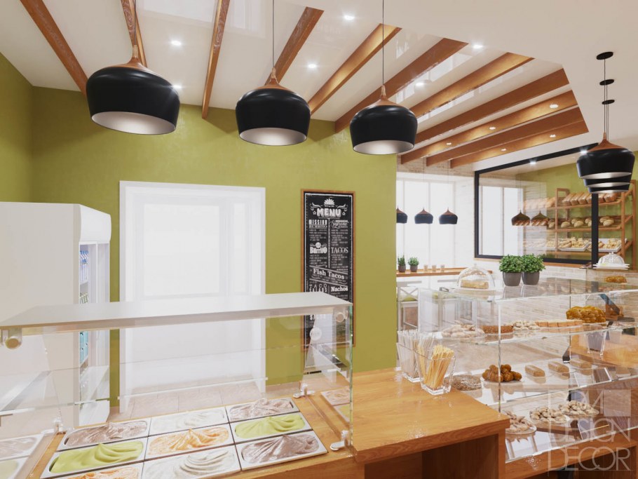 Кондитерское кафе интерьер