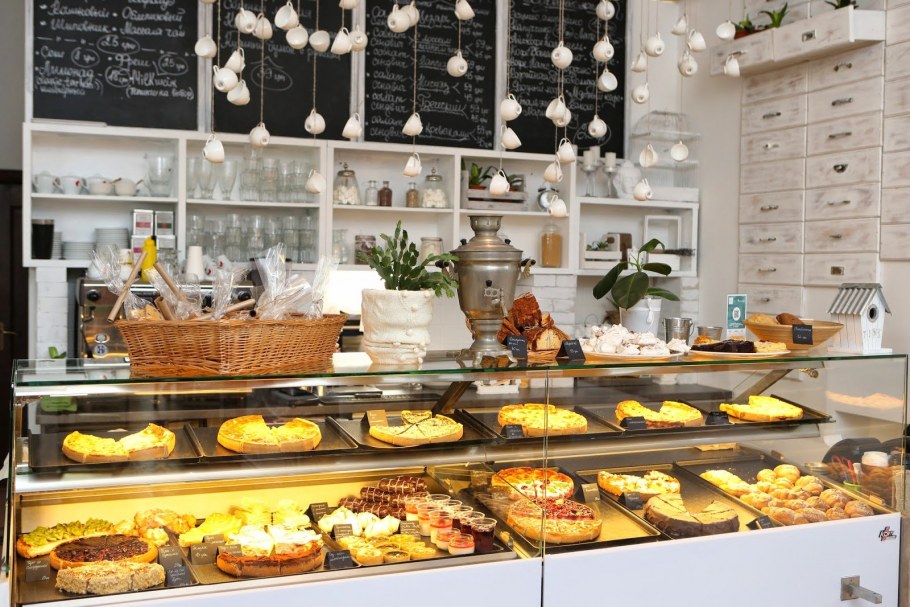 Интерьер пекарни