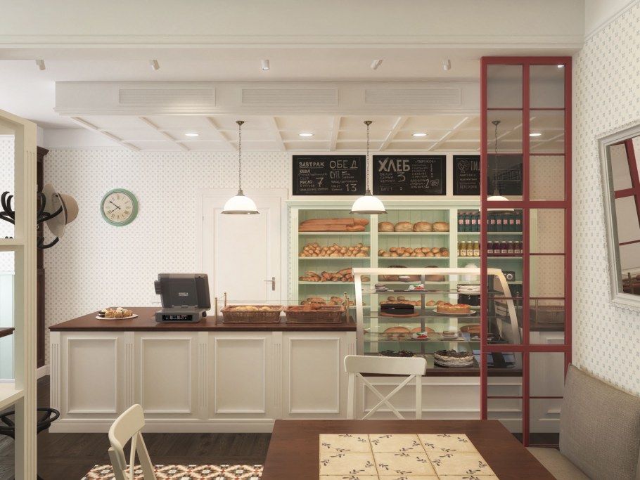 Кондитерская в скандинавском стиле