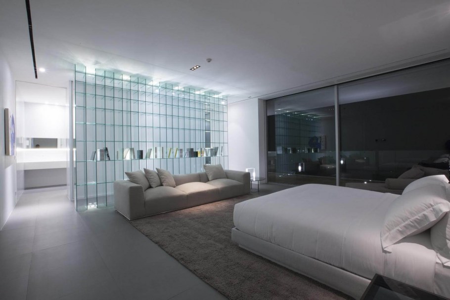 Черно белый интерьер