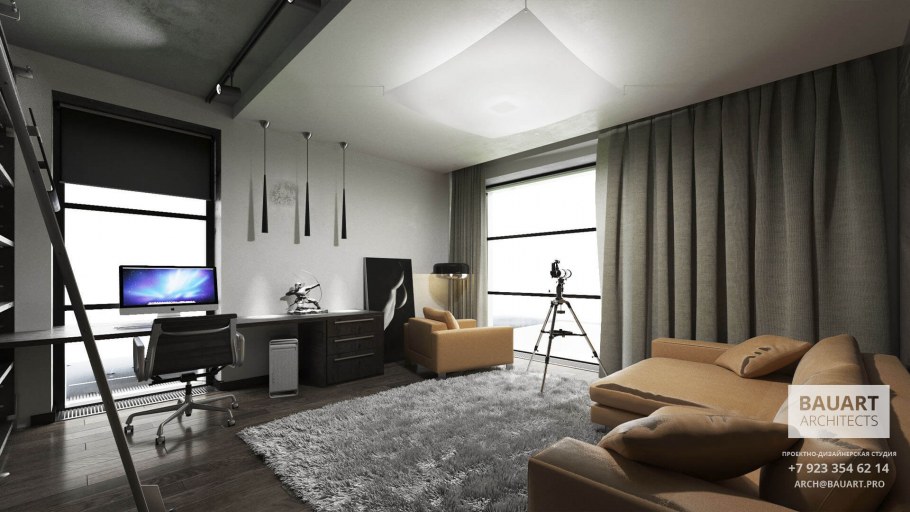 Обои Хай тек в интерьере