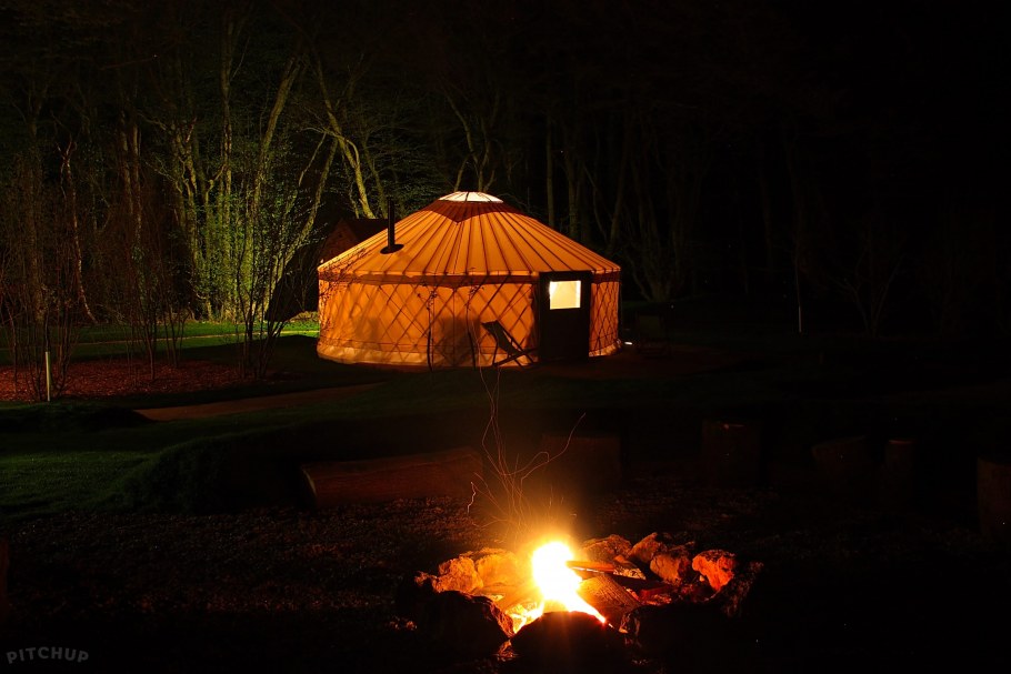 Костер вид сверху