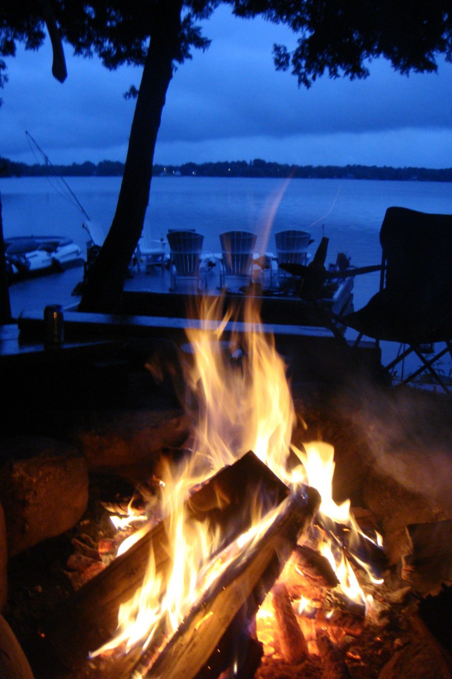 Ночь озеро лето