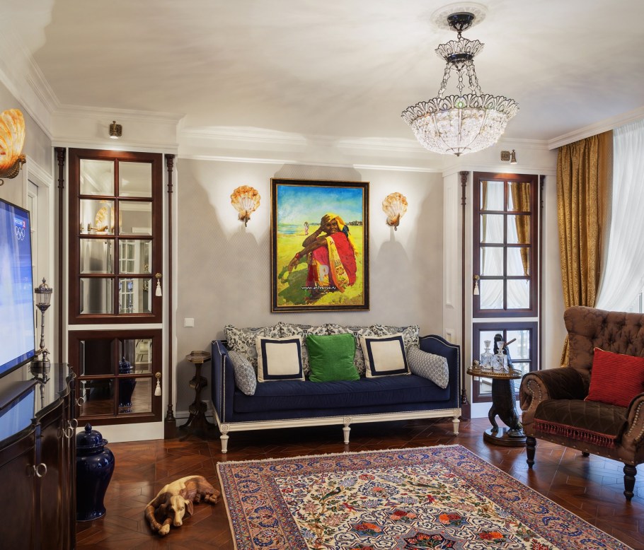 Английский стиль в интерьере