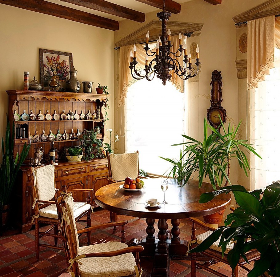 Рустиканский стиль интерьер