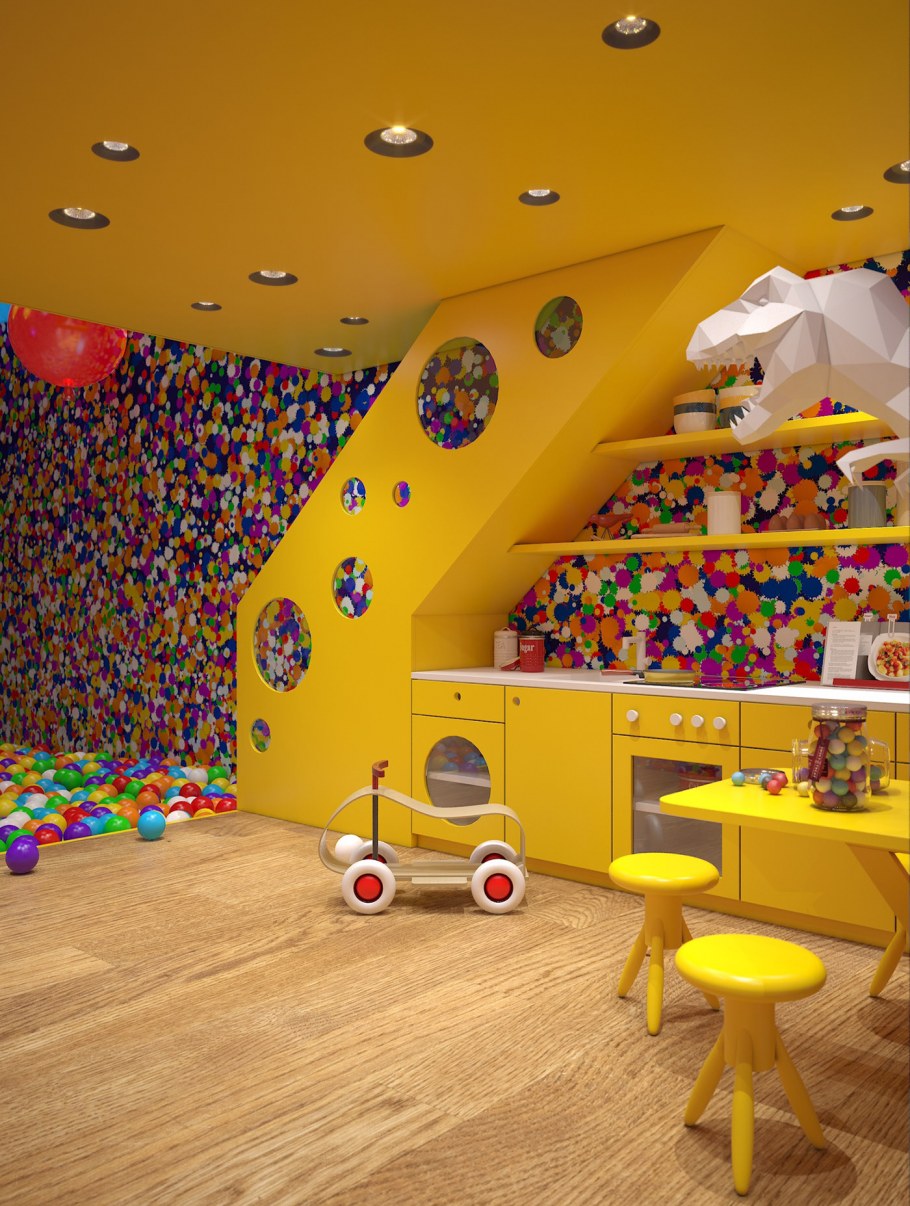 Детская игровая комната для девочки