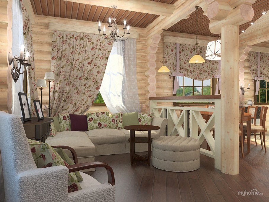 Дача в стиле Кантри и Прованс