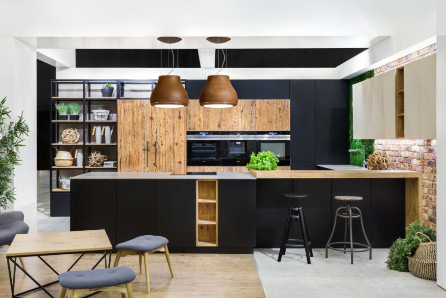 Кухня эко стиль Силк Титан