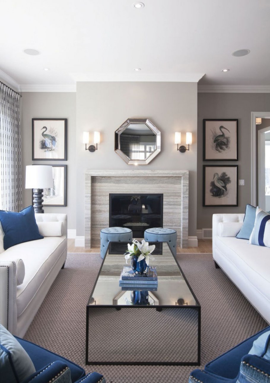 Цвет стен в гостиной