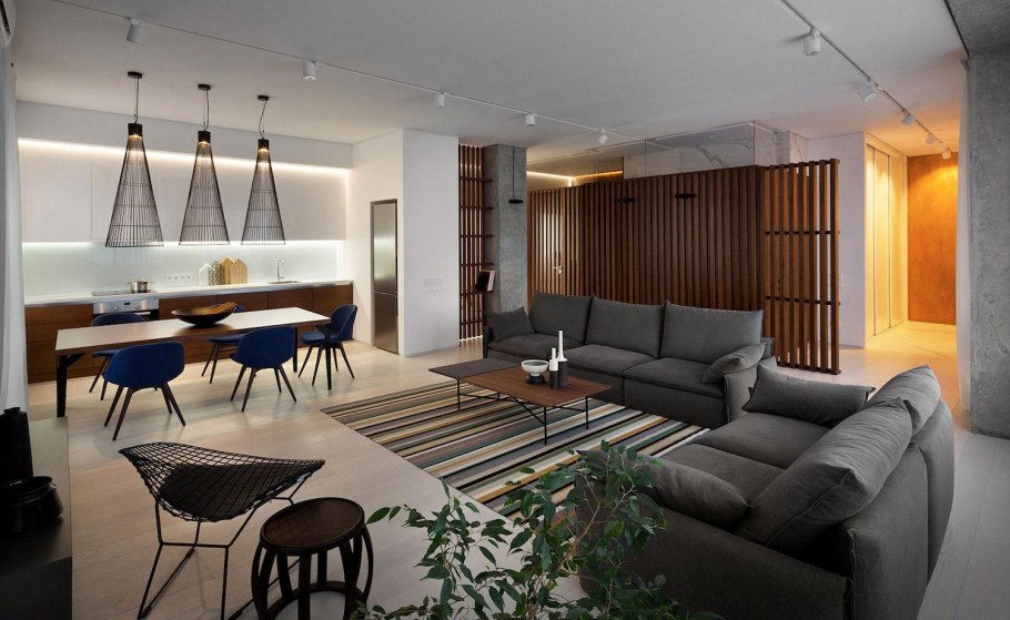 Метрический повтор в интерьере