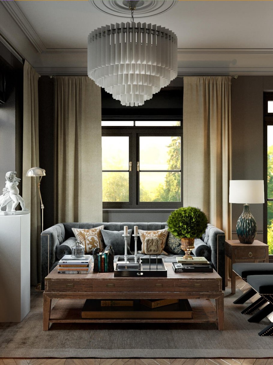 Американский стиль в интерьере