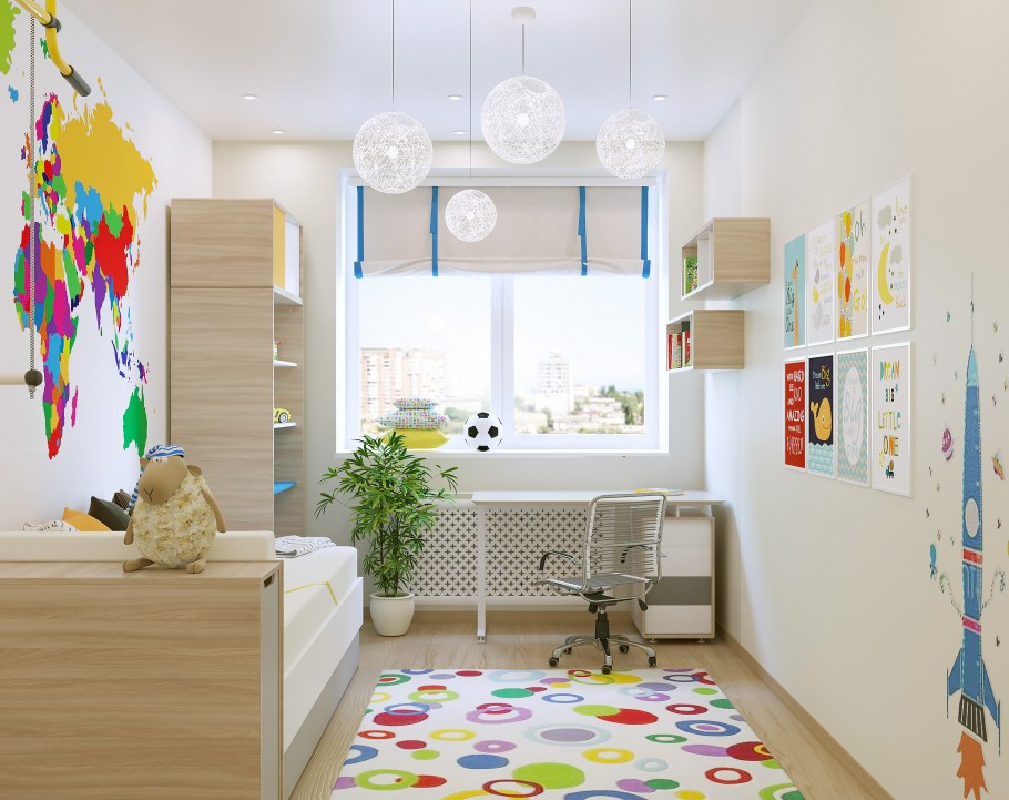 Уютные детские в квартире