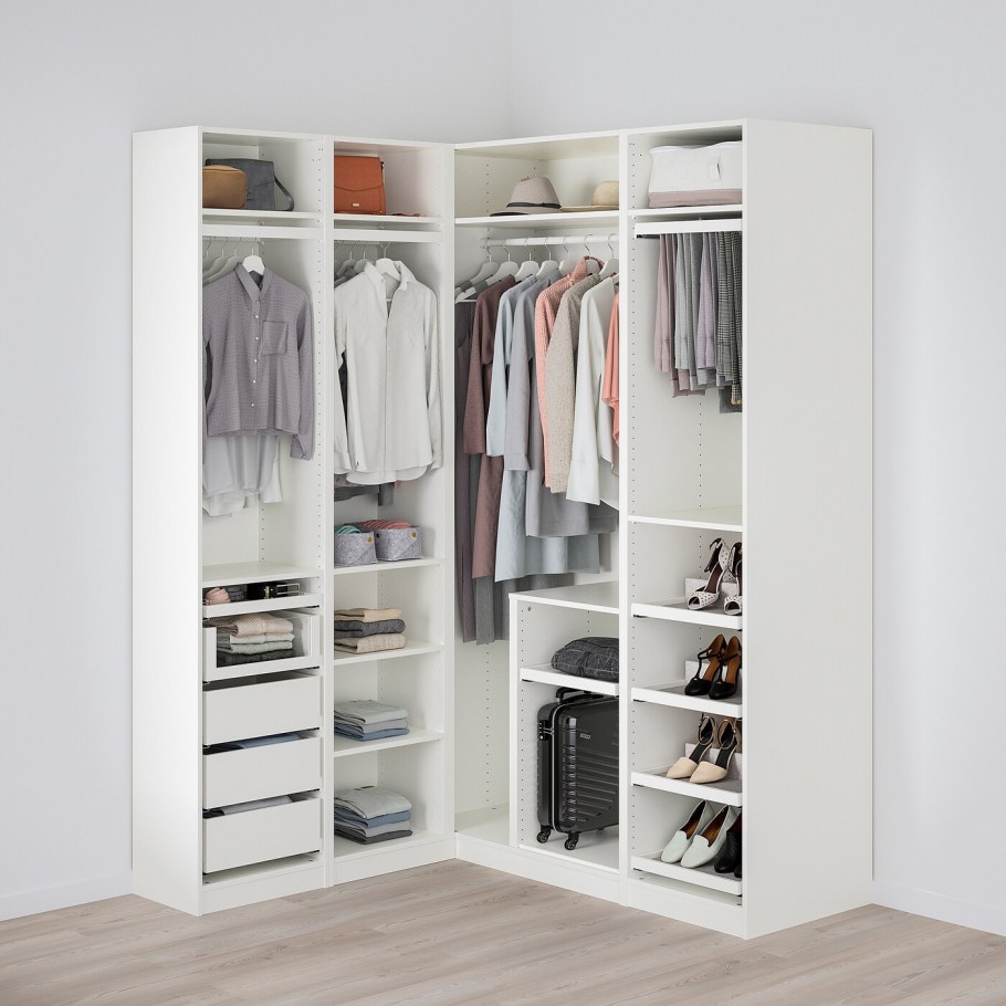 Гардероб угловой ПАКС 73х73