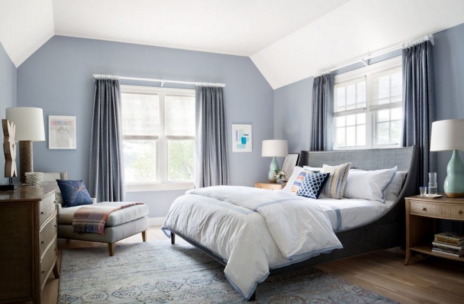 Голубые обои