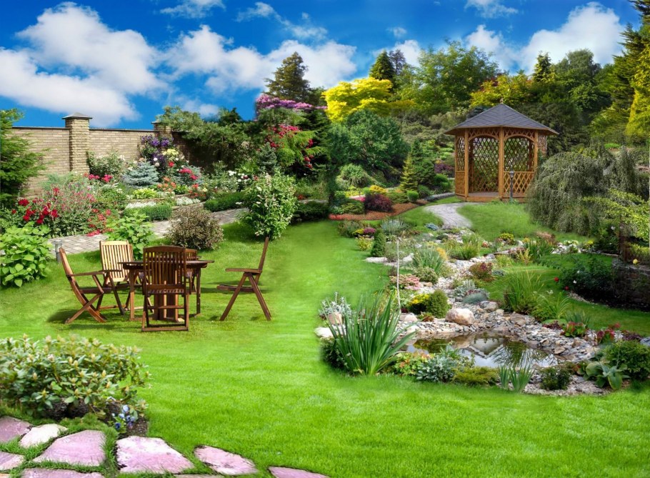 Дачный ландшафт