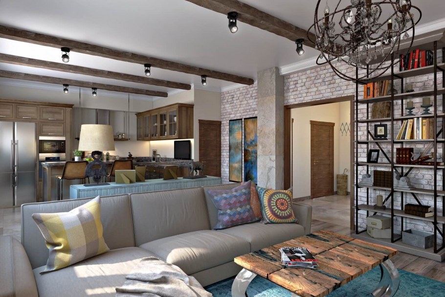 Стиль интерьера Эклектика Паризьен