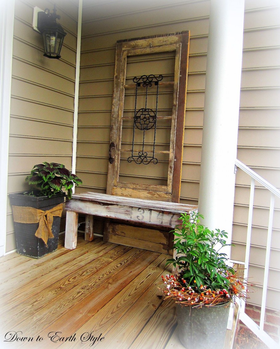 Интерьер маленькой веранды