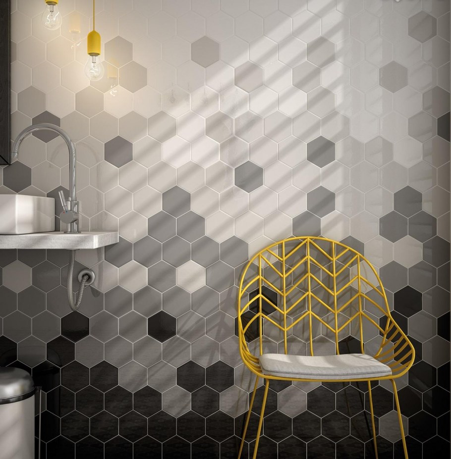 Плитка equipe Scale Hexagon