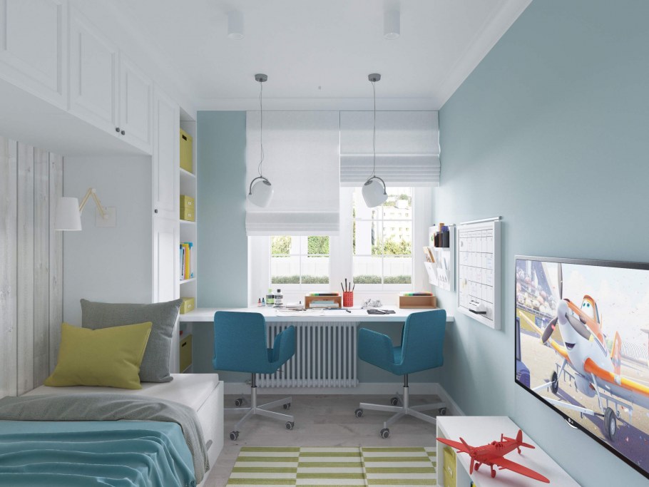 Комната школьника в скандинавском стиле
