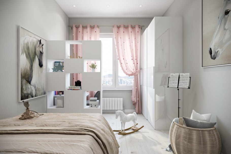 Комната для девочки подростка в скандинавском стиле