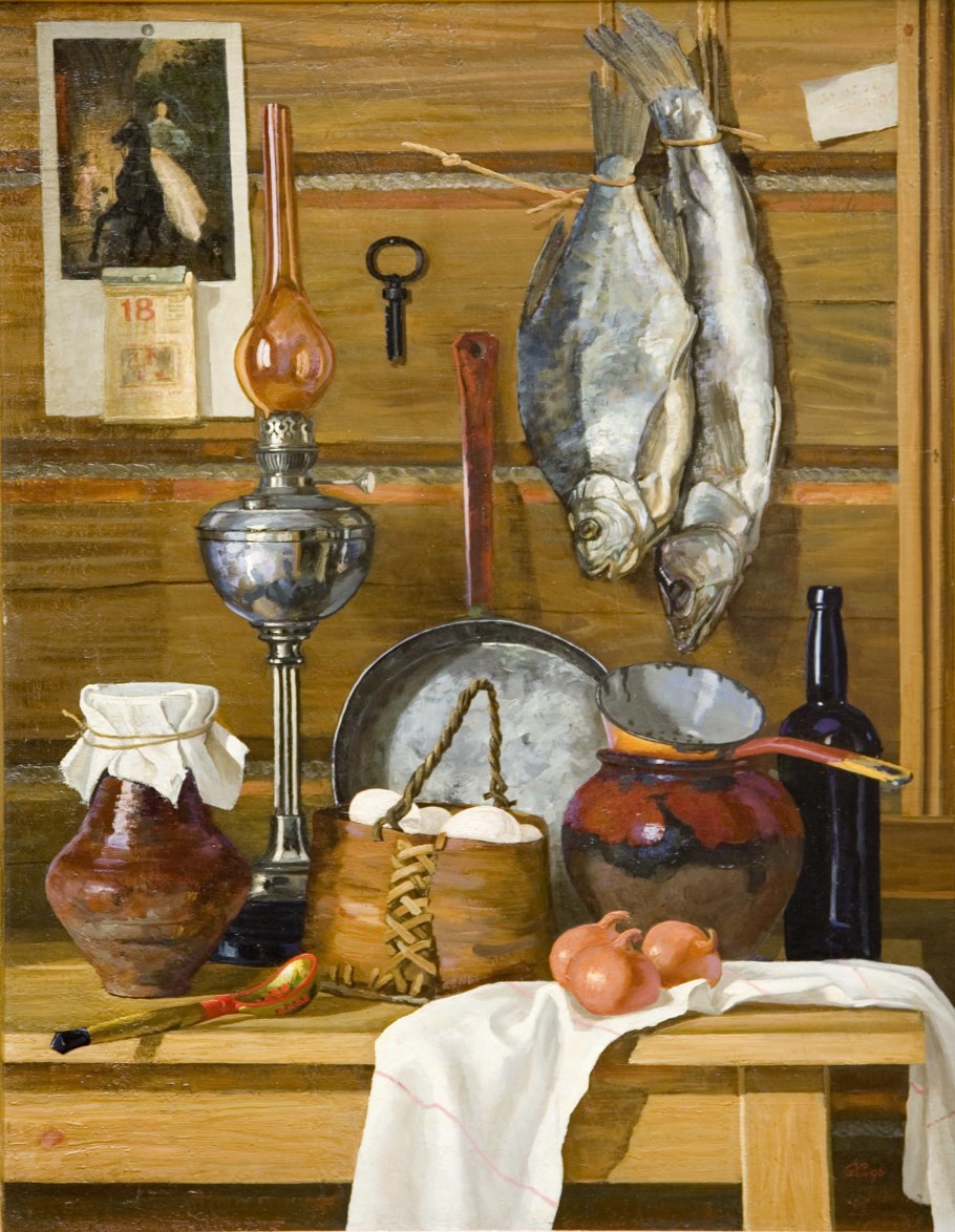 Натюрморт в интерьере постановка